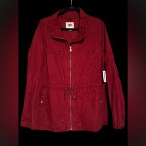 Old Navy Women's Crimson Utility Jacket